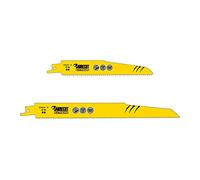 SabreCut SCRSK2DF 150 mm 225 mm 6 TPI S610DF S1110DF - Lame per sega a sciabola per taglio veloce in legno e metallo, compatibili con Bosch Dewalt, Makita e molti altri