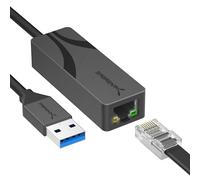 SABRENT Adattatore da USB 3.0 a 2.5 Gigabit Ethernet - Adattatore di rete USB-A a 2,5 GbE, alloggiamento in alluminio, plug-and-play, retrocompatibile con 10/100/1000/2500 Mbps, alimentato a bus