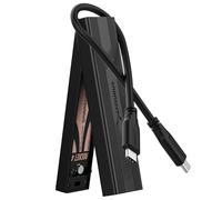 SABRENT Case SSD M.2 NVMe, USB 3.2 Gen 2 10Gbps Type C, Esterno Enclosure, Adattatore (M-Key, M+B Key) per M.2 PCIe NVMe e SATA SSDs (EC-SNVE)