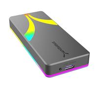 SABRENT Case SSD Rocket RGB USB C 20Gbps M.2 SATA/NVMe (EC-RGBG)