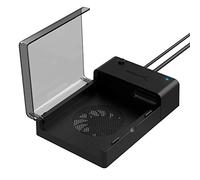 SABRENT Docking station piatta per disco rigido esterno da USB 3.0 a SATA, con ventola di raffreddamento integrata per HDD da 2,5 o 3,5 pollici, SSD [supporto UASP e 22TB] (EC-DFFN)