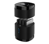 SABRENT Docking Station SSD/Hard Disk Esterno/HDD 2.5 pollici, USB 3.2 Gen 1, 4 slot per SSD/HDD, con alimentatore e ventola, per SSD/HDD SATA, installazione senza attrezzi (DS-4SSD)