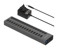 SABRENT HUB Dati e Caricatore con Singoli interruttori USB 3.0 16 Porte [90 Watt] (HB-PU16)