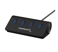 SABRENT Hub USB 3.2 Gen 1, Ciabatta multipresa USB, Sdoppiatore USB, 4 Porte, per iMac, MacBook, MacBook PRO, MacBook Air, Mac Mini o qualsiasi PC, (Cavo da 76cm) Nero (HB-MC3B)