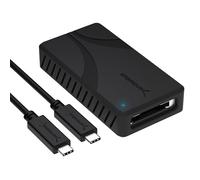 SABRENT Lettore di schede USB4 CFexpress Tipo B - Velocità di trasferimento 40 Gbps, corpo in lega di alluminio, cavo USB-C staccabile, manicotto in silicone, supporto OTG - Compatibile con