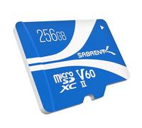 SABRENT Scheda Micro SD 256GB Rocket V60 | Memoria microSDXC Card UHS-II | Video 8K, A1 (SD-MT60-256GB)