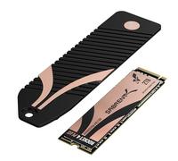Sabrent SSD 2TB, SSD interno, SSD NVMe PCIe M.2 2280, Disco a stato solido ad alte prestazioni, Gen 4, Lettura fino a 7000 (MB/s), Rocket 4 Plus con dissipatore incluso (SB-RKT4P-PSHS-2TB)