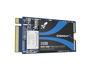 SABRENT SSD Interno PCIe NVMe M.2 2242 512GB Rocket Senza DRAM a Basso Consumo Energetico e Alte Prestazioni (SB-1342-512)
