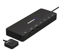 SABRENT Switch KVM, Condivisione Periferiche con Output USB-C, Ricarica C 60W (PD 3.0), 1X USB Tipo A, HDMI Porte 4K@60Hz, Controllo di Due PC con un Solo Monitor (USB-KCPD)