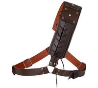 sabres Scabbard Sheath - Leather Pu Belt, holsters Medieval Renaissance, 199 Grams Cosplay Costume Knight warior | Pirate Halloween Larp Stage Prop, Accessory Swordd Saber