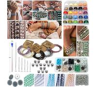 Sabrikas Let Your Creative Spirit Run Free Kit fai da te per la creazione di braccialetti e gioielli fai da te, in pelle metallizzata, macramè, macramè, con video tutorial hobby, per adolescenti e