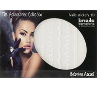 SABRINA AZZI Sabrina Bnails Deco Stickers 1 White Lace (110), Standard, Unico