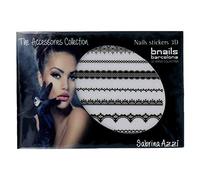 Sabrina AZZI Sabrina Bnails Deco Stickers 2 Black Lace (109), Standard, Unico
