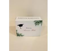 Sabrina Graphic Designer stationery wedding studio Scatole Porta Confetti Laurea - Bomboniere Laurea per Tutte le Facoltà - Eleganti e Moderne - Set da 10 pz (Architettura)