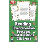 Sabrina Jeffrie Reading Comprehension Passages and Questions 7th Gra (Tascabile)