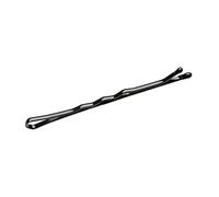 Sabrina - Mollette per capelli professionali con estremità arrotondate, ondulate, 200 g/51 mm, colore nero