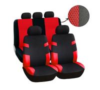 SABRY FODERA COMPLETA UNIVERSALE NERO-ROSSO PER FIAT PUNTO 1° E 2° SERIE