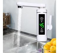 SABUIDDS Rubinetto Elettrico Con Scaldabagno Istantaneo 3,3 Kw 220 V Rubinetto A Led Con Scaldabagno Istantaneo Scaldacqua Istantaneo Per Cucina & Bagno