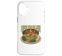 Sabzi Rice Ba Mahi Persian Food Art per iraniani Custodia per iPhone 16 Plus