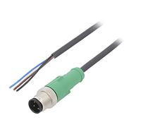 SAC-4P-M12MS/5,0-PUR Cavo di collegamento M12 PIN: 4 connettori dritti da 5 m...