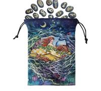 Sac à Cordon de dés,Sacs de jeu de tarotPochettes de tarotavec cordons
