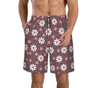 sac à Lunch isotherme à Motif Floral Dans des tons Pêche avec Poche Avant pour Femmes et Hommes, joli sac fourre-Tout pour Le Travail, Le Bureau, Les Voyages et Les Pique-niques