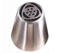 sac a poche Beccuccio for pasticceria extra large in acciaio inossidabile, ugello floreale, utensili da forno for pasticceria professionali