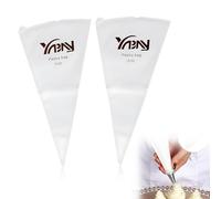 Sac a Poche Professionali Senza Beccucci - Confezione 1 Sacchetti da 50 cm - Per Realizzare Decorazioni su Dolci, per Bigné di Cottura DIY Pasticcini Crema - Riutilizzabili e Resistenti in Nylon