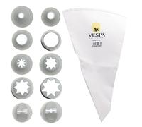 sac à poche vespa per decoro torte pasticceria BORSA TKERMO PLASTIFICATA 34cm + 10 ugelli cornetti lisci e frisati