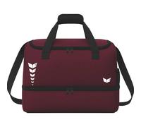 Erima Borsa sportiva Intro moderna con fondo separato (7232621) Unisex - Adulto, bordeaux, L