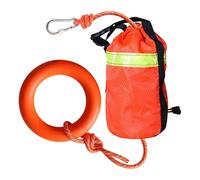 Sac De Sauvetage Flottant - 52.49 Inch Corde Secours Eau | Fil Sac Sécurité - ÉQuipement Flottant Avec Corde Réfléchissante Et Poignée Pour Sauvetage Kayak Rafting Pêche En Conditions D’urgence