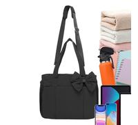 Sac Fourre-Tout À Nœud - Sac Tote Bag Avec Noeud Papillon | Bandouliere Cabas Avec Fermeture | Sacs À Main Pour Femmes | Pochette ÉLégante Pour Adolescentes, Soirées, Voyages, Travail, Bureau, Mariage