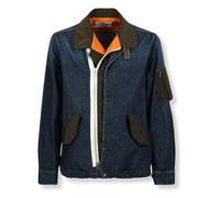 Sacai - Denim x Nylon Twill Blouson - - Jackets - Uomo - Blu - M
