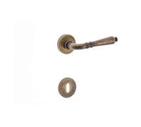 SACAR DUE SRL Maniglia dieci con rosette in ottone finitura antico