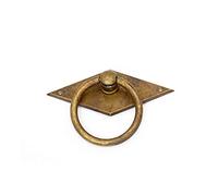 SACAR DUE SRL Maniglia rombo con anello patinato antico 82 x 60 mm