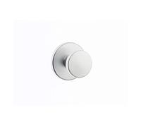 SACAR DUE SRL Pomolo tondo con vite in alluminio anodizzato argento 46 mm