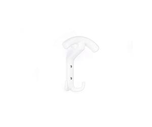 SACAR DUE SRL PORTABITO TIPO GANCIO CURVO IN METALLO COLORE BIANCO