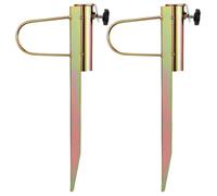SACAR Picchetto in Ferro Zincato per Ombrellone - Ideale per spiagge, giardini,