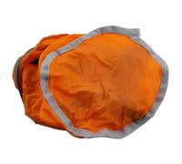 Sacca a compressione per campeggio ed escursionismo, borsa portaoggetti in nylon rivestito in silicone con cuciture rinforzate e chiusura a coulisse (arancione)