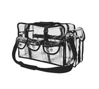 Sacca a vaccasina trasparente, borse organizzatore per trucco trasparente in PVC Makeup Artist Bag Nails Cosmetic Nails Borse di bellezza Transparent Tool Organizzatore Borsa da lavoro Borsa per pann