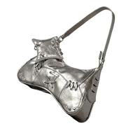 Sacca Ascella In Pelle Alla Tendenza Femminile Anni '90 Stili A Sotto Legna Della Borsetta Punk Per Cammino Viaggi Viaggiare E Lavorare In Pelle Purse