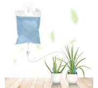 Sacca automatica per irrigazione dei fiori, sistema di irrigazione automatica delle piante con sacchetti trasparenti per irrigazione a goccia da 3 o 6,5 l (6,5 l)