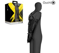 Sacca Bondage in Pelle Nera per Ammanettare le Braccia e Mani Arm Restraint Ouch
