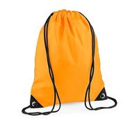 sacca con cordoncini Borsa portascarpe da ginnastica Scuola scarpe Palestra uomo (ARANCIONE FLUORESCENTE)