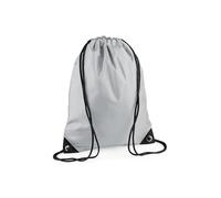 sacca con cordoncini Borsa portascarpe da ginnastica Scuola scarpe Palestra uomo (GRIGIO CHIARO)