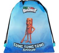 Sacca Coulisse Ufficiale Brainrot, Zaino Coulisse, Tung Tung Tung Sahur