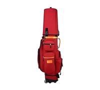 sacca da golf, Borsa da golf Donna Uomo Campo viaggio Accessori, organizzata leggera Facile trasportare Salvaspazio, domenicale(Red)