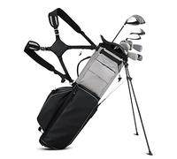 sacca da golf, Borsa da golf leggera | Sacca professionale ideale for il driving range, come regalo for papà e marito(Black)