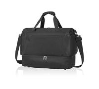 Sacca da palestra con scomparto per scarpe, colore nero