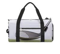 Sacca da palestra da golf da donna, da uomo, con scomparto per scarpe, riutilizzabile, mini borsa da palestra, mazza da golf, taglia unica, mazza da golf, taglia unica